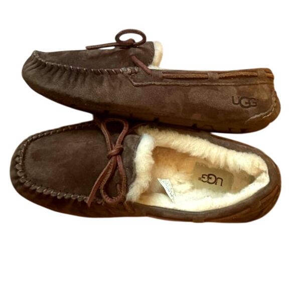 UGG EUC Dakota Espresso Slippers 6 - Picture 5 of 9